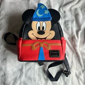 Disney Parks Sorcerer Mickey Loungefly Backpack